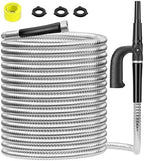 SPECILITE 100ft 304 Stainless Steel Metal Garden Hose with Independent Grip by SPECILITE