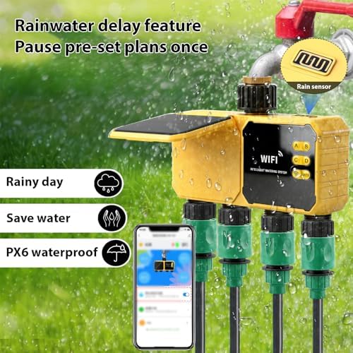 4 Port Smart Hose Watering Timer, Water Timer for Garden Hose - Image 7