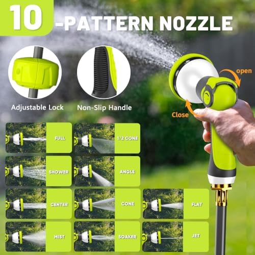 75 FT 5/8" Retractable Garden Hose Reel, Wall Mount - Image 4