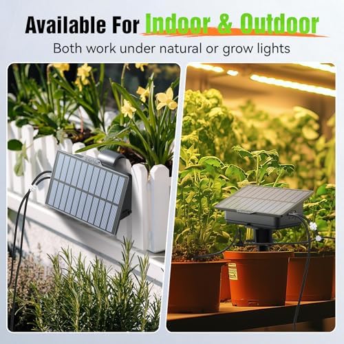 RAINPOINT Easy-Setup Solar Drip Irrigation System Outdoor & Indoor, Automatic Plant Waterer Device Kit Beginner-Friendly Garden Raised Bed Grow Tent Water 10-15 Plants - Image 7