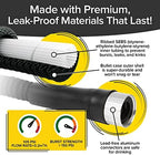 Pocket Hose Silver Bullet 75 ft Turbo Shot Nozzle Multiple Spray Patterns Expandable Garden Hose 3/4 in Solid Aluminum Fittings Lead-Free Lightweight and No-Kink - Image 5