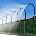 Site Fence Misting Water Irrigation Kits, Expandable Sprinkler System for Greenhouse, Dust Removal/Humidification/Cooling Watering Devices by Unknown