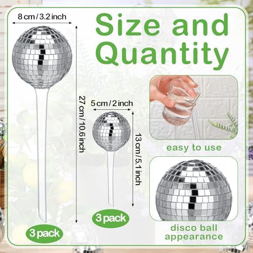 Novabright 6 Pcs Plant Self Watering Disco Ball Globes - Image 2