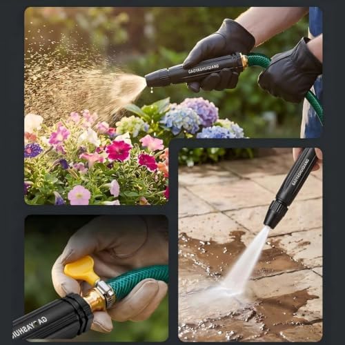Adjustable High Pressure Hose Spray Nozzle Gun for Car Wash Garden Irrigation 3pcs - Image 4