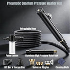 High Pressure Magic Water Gun Set, 3X Expandable Hose, Multi-mode Alloy Spray Nozzle, Lightweight Handheld Washer for Car Garden Patio Cleaning (1, 22 ft) - Image 2