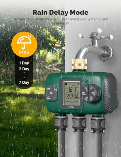 MOES 3 Zone Sprinkler Timer for Garden Hose,Brass Inlet Water Timer - Image 6