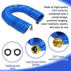 Coil Hose,3/8" EVA Coil Garden Hose 25 FT,Curly Water Hose - Image 2