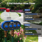 Dual Outlet Water Timer Irrigation Controller System - Image 2