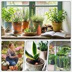 DoubleFill Ollas Terracotta Watering Pots, 10,16,24 oz, 4 Pcs - Image 6