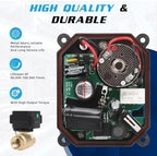 1'' Brass Motorized Ball Valve, DC 9-24V Electrical Ball Valve, 2 Wire Reverse Polarity with Full Port, IP67 - Image 3