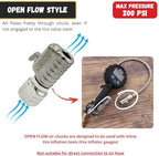 JACO Lightning S2 Quick-Connect Tire Air Chuck - 1/4" F-NPT (Open Flow) (2-Pack) - Image 3