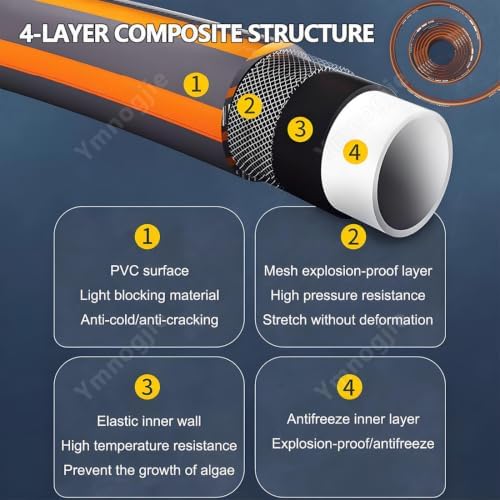 Wall Mounted Portable Hose Storage for Easy Outdoor Watering 20mHose - Image 2