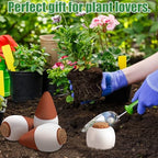 Terracotta Watering Spikes, 4 Pack Ollas Self Watering Globes - Image 6