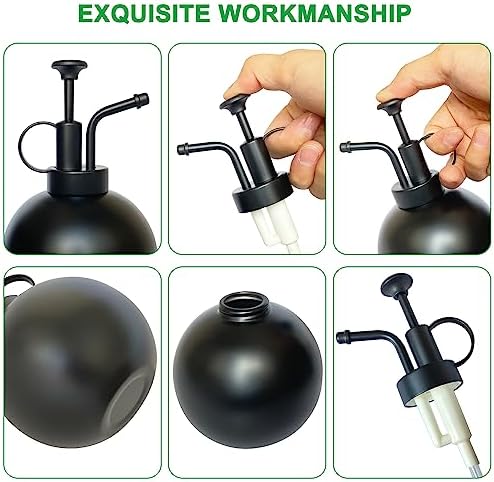 Plant Mister Spray Bottle Stainless Steel Plant Sprayer, Small Watering can Plant Spray Bottle Modern Gardening Tools for Indoor Potted Plants Watering and Spraying - Image 3