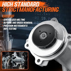 AW6701 Professional Engine Water Pump w/4 Bolt Pulley Flange Compatible With Ford F-150 2014-2011, Mustang 2014-2011 5.0L V8 Replace#1253270, 43014 - Image 2