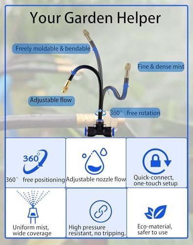 360° Adjustable Drip Irrigation System – Garden Watering Sprinkler System - Image 5