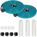 LINEX Sprinkler Soaker Hose 25ft x 2, Garden Lawn Watering Hose with Stakes by LINEX