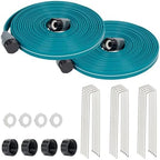 LINEX Sprinkler Soaker Hose 25ft x 2, Garden Lawn Watering Hose with Stakes by LINEX