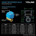 YoLink Wireless Smart Valve Control Kit - 1/2" Brass Motorized Valve Controller - Image 5