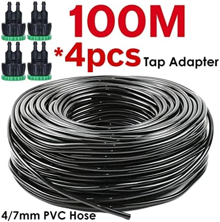 1/4'' Garden Watering Hose 4/7mm PVC Micro Drip Irrigation Pipe Tubing, for Sprinkler Lawn Pot Plant Greenhouse (Color : SPL11-065-100M) - Image 2