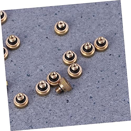 BESPORTBLE 90pcs Brass Atomizing Nozzle for Outdoor Cooling System Leak Misting Sprayer for Landscaping and Humidification Efficient Water and Energy Saving - Image 7