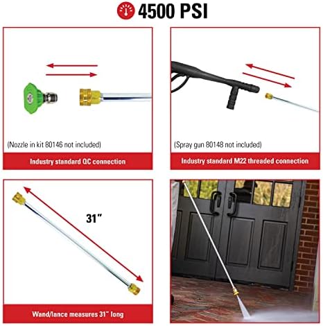 Simpson Cleaning Pressure Washer Nozzle, Wand and Accessories Bundle - Image 7