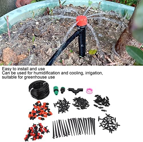 49.2ft Drip Irrigation Kit, Automatic Watering System for Potted Plants, Adjustable Micro Spray Garden Greenhouse Hose, Efficient Drip Watering System - Image 3