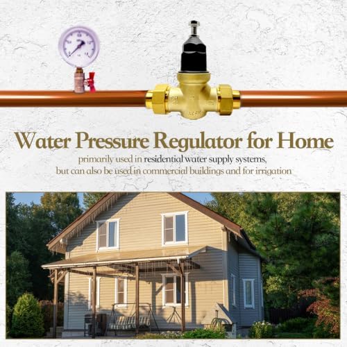 1 inch Pressure Reducing Valve, Water Pressure Regulator for Home, Sweat - Image 7