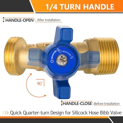10 PC HeSun 3/4" Male NPT Outdoor Hose Bibb Faucet/Valve(SILLCOCK048-10) - Image 6