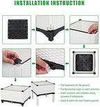 Ochine Raised Garden Bed Planter Box Kit Self-Watering Plastic Elevated Garden Beds Flowers Vegetables Herbs DIY Gardening Outdoor Indoor Planting Grow Box Container for Garden Patio Balcony Backyard - Image 5
