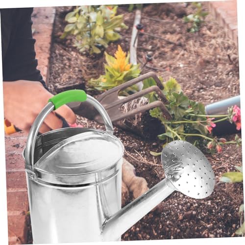 Xmas Vintage Stainless Steel 5l Watering Can for Garden Plants - Image 4