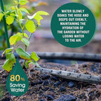 Soaker Hose - Flat Soaker Hose 150 FT for Garden Beds, Garden Soaker Hoses with Heavy Duty, Double Layer Sprinkler Soaker Hoses 2 Pack - Image 2