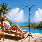 Standing Misters for Outside Patio, 5.3Ft Adjustable Misting System by DLPL