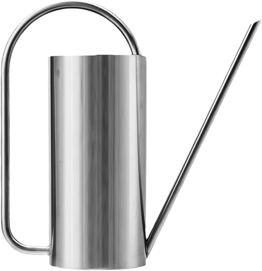 Generic Stainless Steel Indoor Watering Can with Long Spout for Precise Plant Care Ergonomic Handle Capacity Indoor and Outdoor Gardening Jug by Unknown