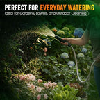 Bernini 40-Ft Metal Garden Hose with Storage Pot, Heavy-Duty, Flexible and Expandable Garden Hose, Kink-Free Stainless Steel, Includes Spray Nozzle & Brass Fittings - Image 6