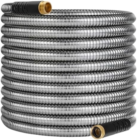 Garden Hose, Universal Watering Pipe, Stainless Steel by Unknown
