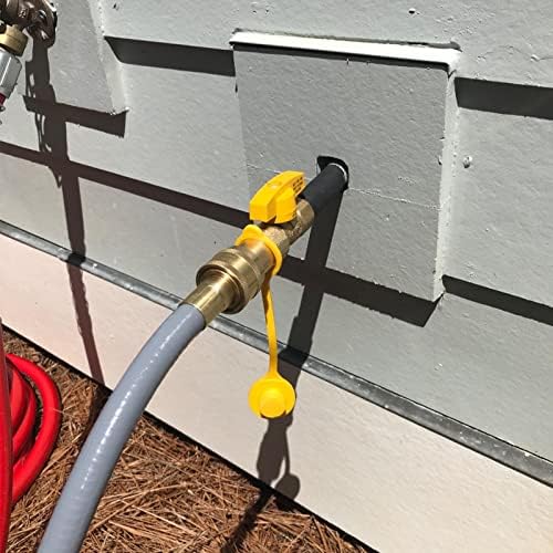 GASPRO 12 Feet 1/2" ID Natural Gas Hose, Low Pressure LPG Hose with Quick Connect, for Weber, Char-broil, Pizza Oven, Patio Heater and More (NOT 3/8”) - Image 6