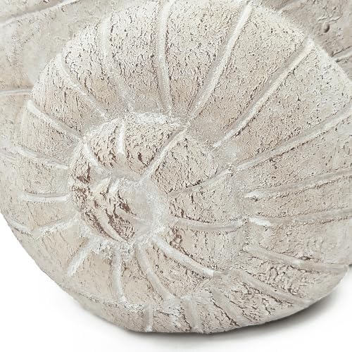 Decorative Snail Planter, 9.5 Inch, Textured Beige - Image 7