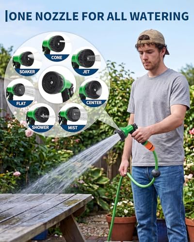 Retractable Garden Hose Reel 5/8 in x 90 ft Wall-Mounted Hose Reel - Image 5