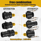 Pelopy 6 Pcs 2 Inch Black Cam Lock Fittings Kit - Image 4