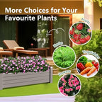 Vixzen Raised Garden Bed, Grey, 43.31"×17.72"×12.6" - Image 4