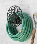 Liberty Garden Products 670 Wall Mounted Decorative Hose Butler, Holds 125-Feet of , Black - Image 3