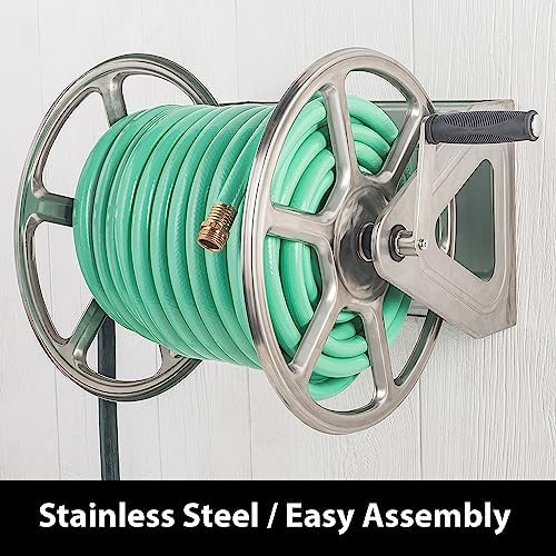 Liberty Garden Products 709-S2 Hose Reel, Stainless Steel - Image 3