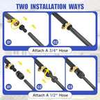High Pressure Power Washer Wand, Hydro Jet Nozzle for Garden Hose - Image 5