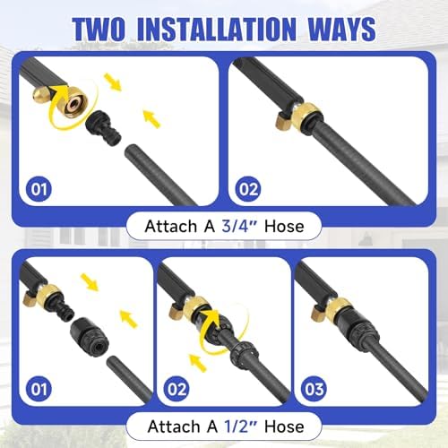 High Pressure Power Washer Wand, Hydro Jet Nozzle for Garden Hose - Image 5