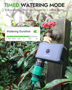 Insoma Remote Control Sprinkler Timer with Brass Inlet & Outlet, Garden Hose Timer Turns Water Off Automatically, Up to 120 Minutes of Run Time, for Faucet, Lawn, Drip, Soaker Hose, IP55 Waterproof - Image 3