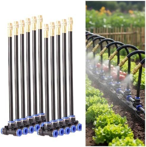 Drip Irrigation Kit with 360 Adjustable Brass Misting Nozzles by Unknown