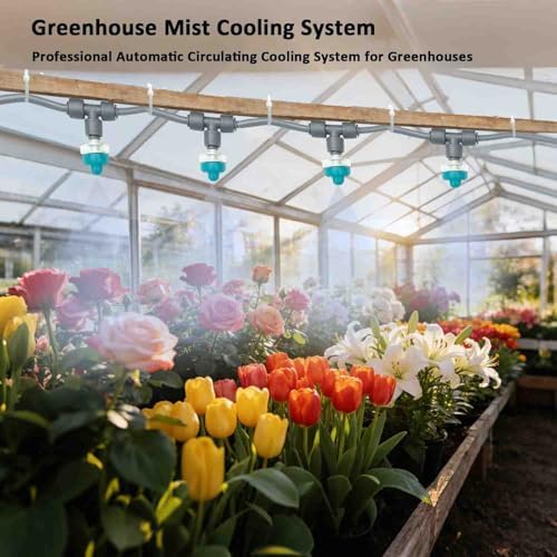 Drip Irrigation System with Water Timer(Dual System) Plug-in Quick Connection Drip Irrigation Kit 5/16“ID and 1/4 Inch Pipe Auto Watering System for Garden Spray, Greenhouse, Lawn, Potted Plants - Image 5
