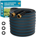 50FT Non-Expanding Garden Hose, Ultra-Lightweight Water Hose, Kink-Free, Burst-Resistant, Durable & Flexible Hose, All-Weather Outdoor Hose for Lawn & Garden, Car Washing by Amolok