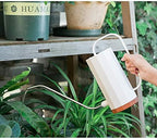 Fashion Long Spout Watering Can for Indoor Outdoor Plants 1.8L Watering Pot (Pink) - Image 3